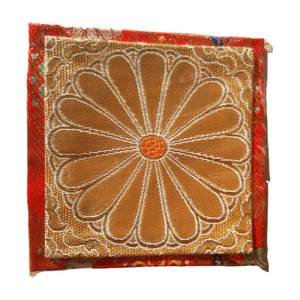 Kimono silk coaster