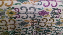 画像をギャラリービューアに読み込む, Handmade camel wool textile with prints - multi-color