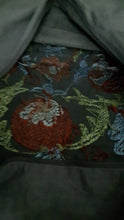 画像をギャラリービューアに読み込む, Suzani hand-embroidered cushion cover - dark grey