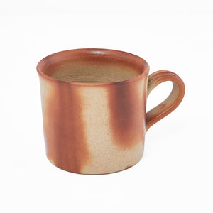 Japanese pottery mug (Bizen coffee cup)
