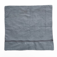 画像をギャラリービューアに読み込む, Suzani hand-embroidered cushion cover - dark grey
