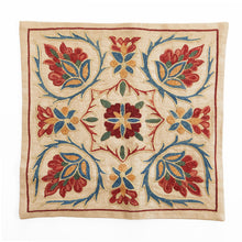 Load image into Gallery viewer, Uzbeki contemporary silk Suzani cushion cover